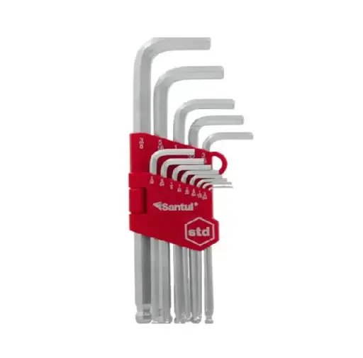 [9209 ST392091] Jgo 13 llaves allen largas std punta bola con organizador