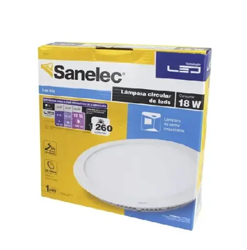 [1257 SE312570] Lámpara circular 18W 36 leds luz fría