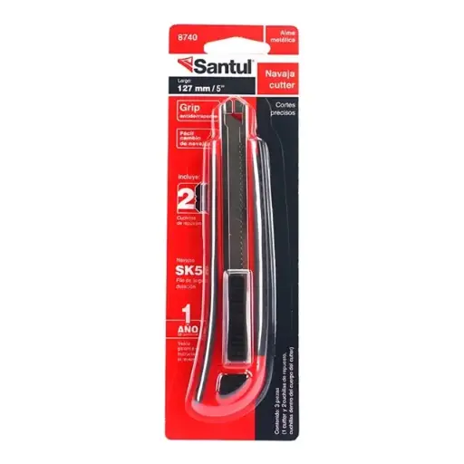 [8740 ST387400] Cutter alma metálica 5 c/grip