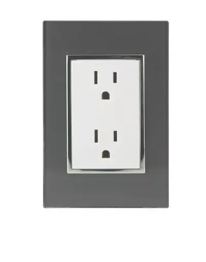 [4539 SE345394] Placa Venecia Humo contacto doble