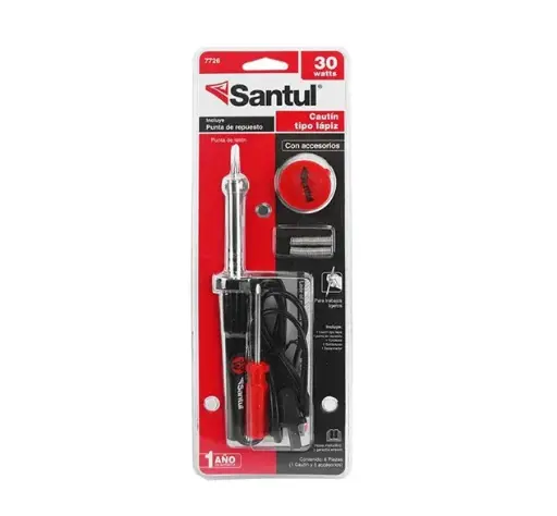 [7726 ST377265] Cautín tipo lápiz 30W jgo con 5 accesorios