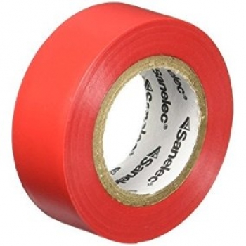 [5693 SE356932] Cinta de aislar roja 19mmx9m