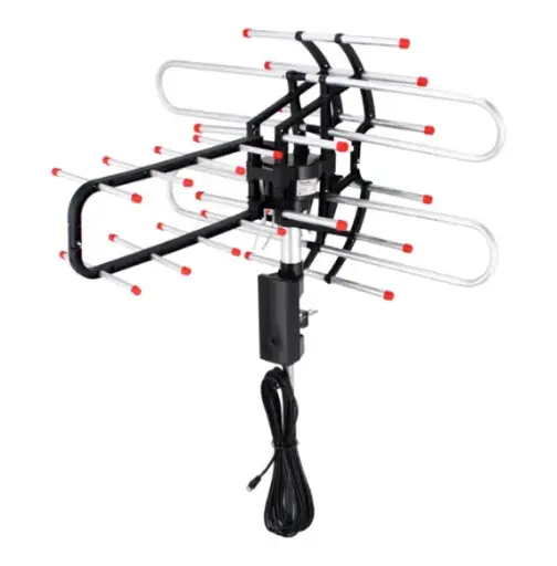 [4196 SE341969] Antena giratoria p/TV clásica a control remoto 360°