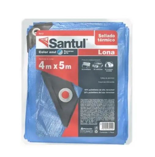 [5412 ST354129] Lona premium azul 4 x 5 m
