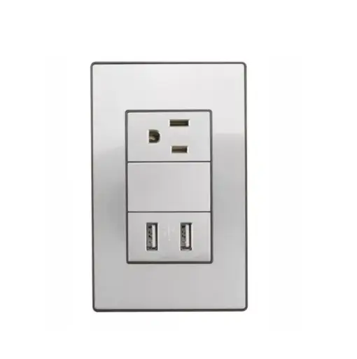 [4639 SE346391] Placa Cordoba doble USB y contacto