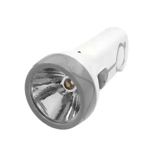 [2077 SE320773] Linterna recargable 1 súper led, 2 intensidades 20lm 10lm