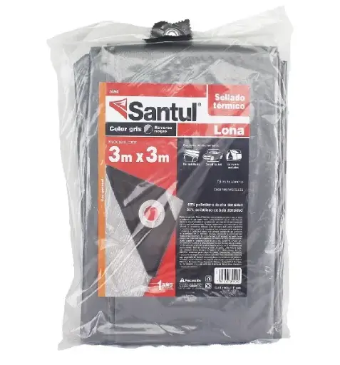 [5494 ST354945] Lona premium gris 3 x 3m