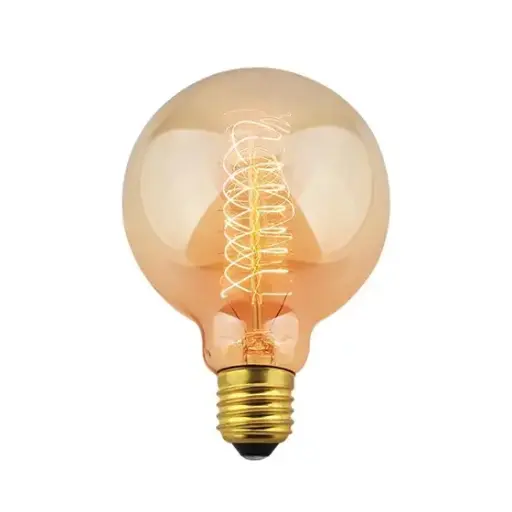 [1730 SE317308] Lámpara vintage globo incandescente