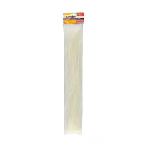[5789 SE357892] Cinchos plásticos 4.8 x 500 mm color natural 50 pz precio x bolsa