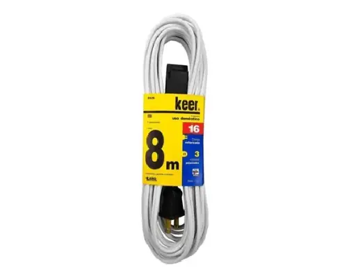 [2426 KR324269] Extensión doméstica 8 m 5 amps. 2 cond.