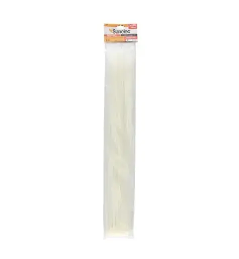 [5788 SE357885] Cinchos plásticos 4.8 x 450 mm color natural 50 pz precio x bolsa