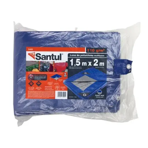 [5405 ST354051] Lona premium azul 1.5 x 2 m