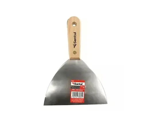 [8085 ST380852] Espátula flexible 6 mango madera