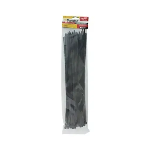 [5776 SE357762] Cinchos plásticos 4.8 x 350 mm color negro 50 pz precio x bolsa