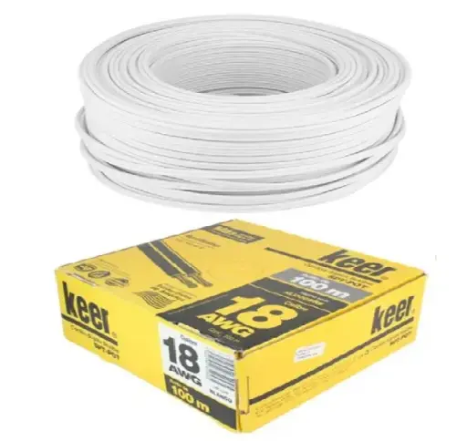 [4053 KR340535] Cable POT cal 18 color blanco precio x metro