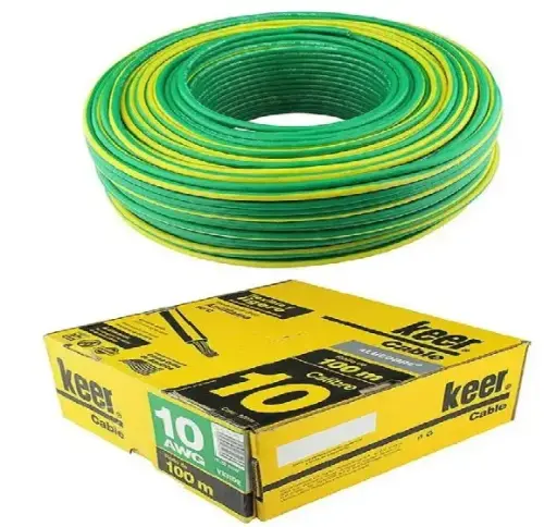 [4079 KR340795] Cable THW cal 10 verde precio x metro