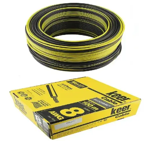 [4074 KR340740] Cable THW cal 8 negro precio x metro