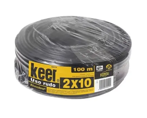 [4019 KR340191] Cable de uso rudo 2x10 rollo precio x metro