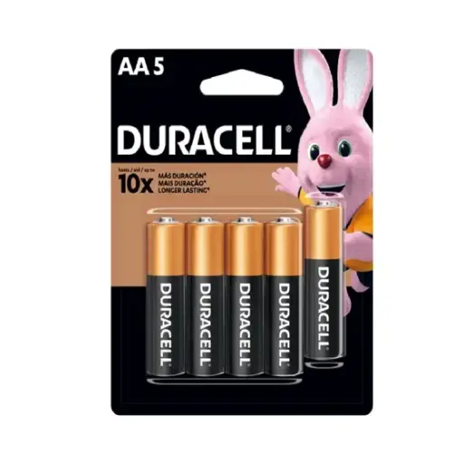[A0 MN1501] PILA ALCALINA AA DURACELL PROMOPACK C/5 PZAS