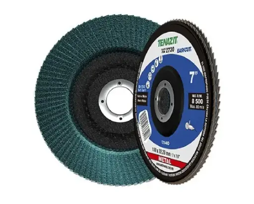 [A4 2730] DISCO LAMINADO T-29 7"X7/8" G40 ALTO REMOCION P/DESB. DE METAL Y ACERO INOX. (EASY-CUT)