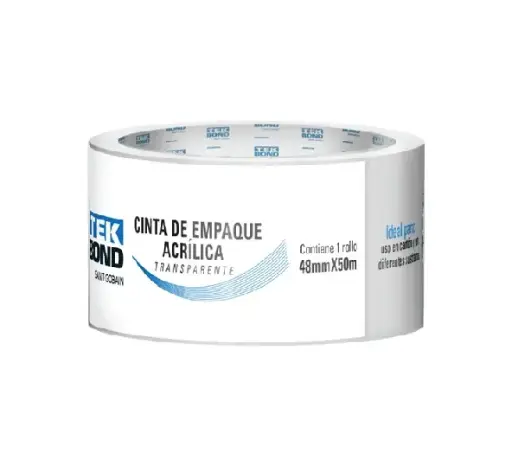 [N2 15444] CINTA EMPAQUE TEKBOND 48MMX150M TRANSPARENTE