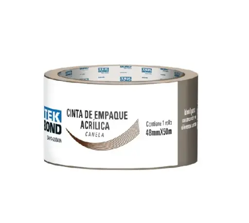 [N2 15447] CINTA EMPAQUE TEKBOND 48MMX150M CANELA