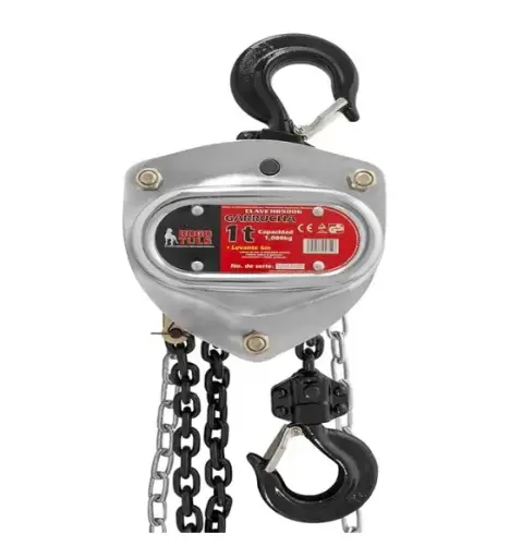 [HB5006] GARRUCHA CROMADA 1 TON X 6 M 4:1