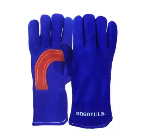 [GR3020] GUANTE SOLDADOR REFUERZO AZUL