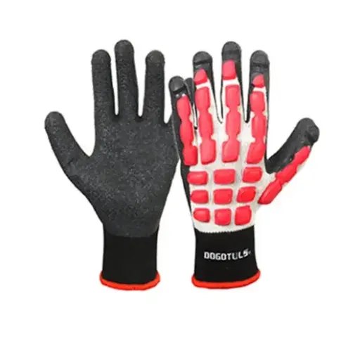 [HW3051] GUANTE ANTI IMPACTO CON LATEX NEGRO