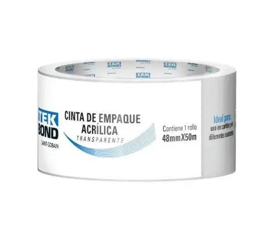 [N2 15442] CINTA EMPAQUE TEKBOND 48MMX50M TRANS