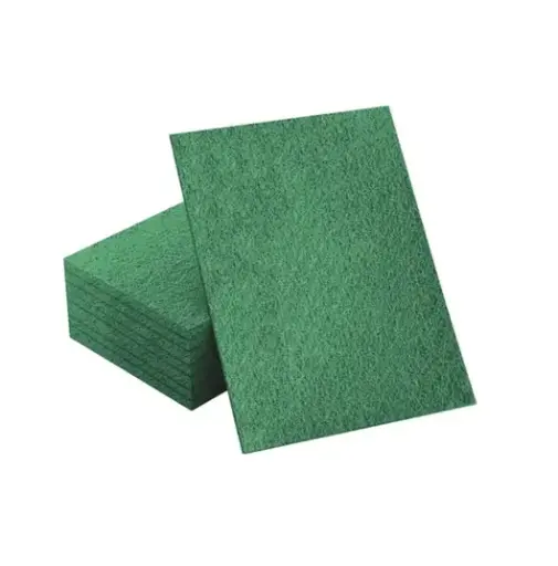 [F4 72939] ALMOHADILLA DE FIBRA VERDE GRANO MEDIO 6"X9"X1/4" (152MMX229MMX6MM) (ECONOMICA)