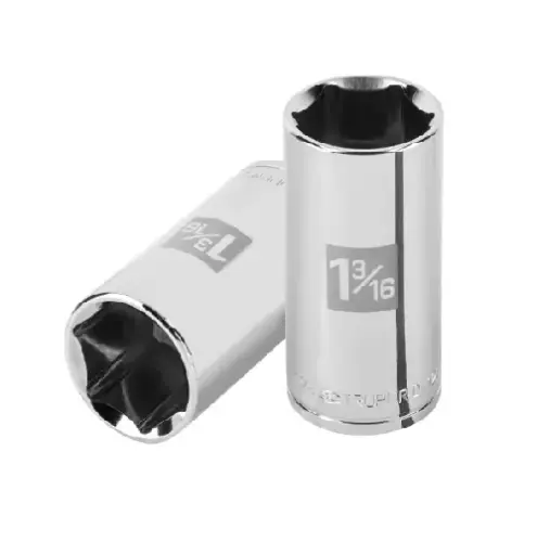 [100999] DADO LARGO DE 1-3/16' 6 PUNTAS CUADRO 1/2' TRUPER