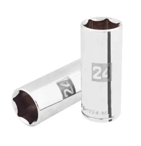 [101012] DADO LARGO DE 24 MM 6 PUNTAS CUADRO 1/2' TRUPER