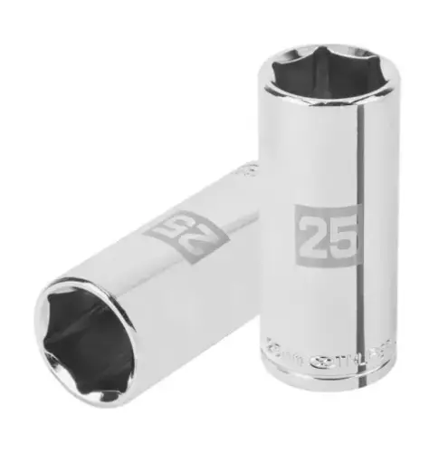 [101013] DADO LARGO DE 25 MM 6 PUNTAS CUADRO 1/2' TRUPER