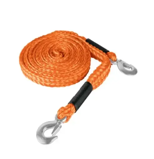 [18346] CUERDA PARA REMOLQUE CON GANCHOS 7/8'' X 4.5 M