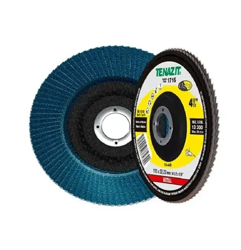 [A4 1716] DISCO LAMINADO T-29 4.1/2"X7/8" G40 ALTO REND P/DESB. DE METAL Y ACERO INOX.