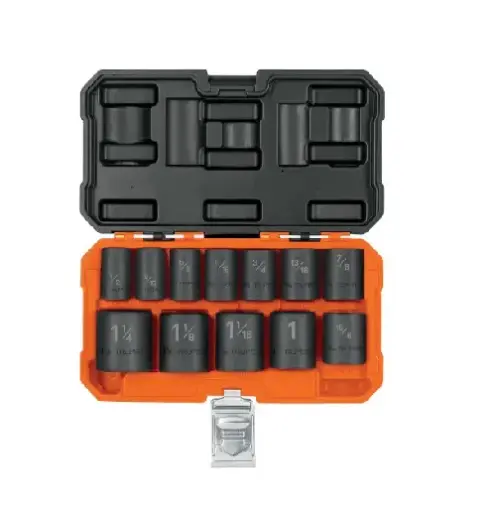 [100943] JUEGO DE 12 DADOS CUADRO 1/2' DE IMPACTO 6 PUNTAS STD