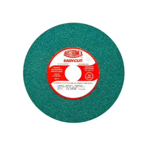 [A4 239] PIEDRA ABRASIVA T-1 8"X1"X1" G60 VERDE MEDIO ESMERILAR-RECTIFICAR-AFILAR C.TUNGS