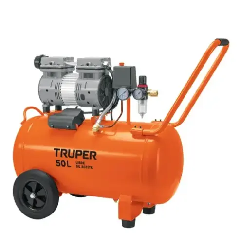 [102959] COMPRESOR DE AIRE, SILENCIOSO LIBRE DE ACEITE, 50L, 2 HP