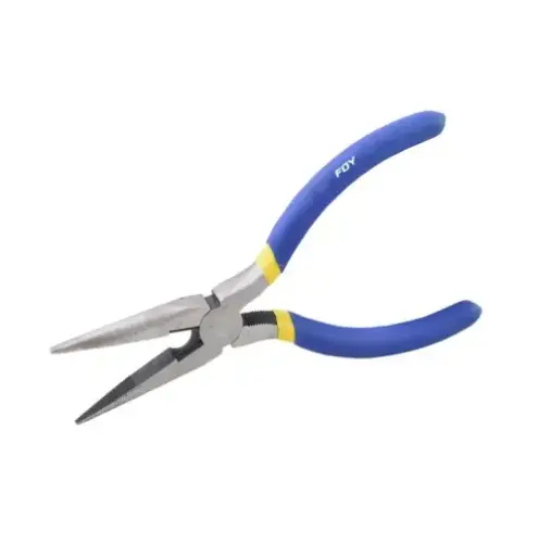[U1 142038] PINZA PARA ELECTRICISTA 8" DE PUNTA LARGA CORTE LATERAL (TARJETA)