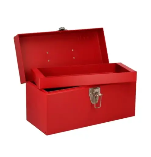 [U1 D2] CAJA PARA HERRAMIENTA 14 " X6 " METALICA PARA USO PESADO